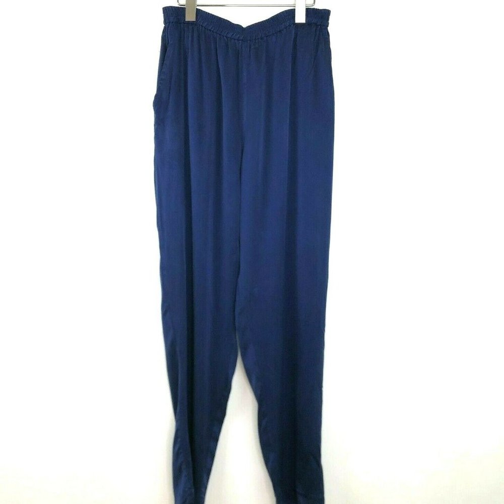Vintage Jeffrey Ray High Waist Silk Pants